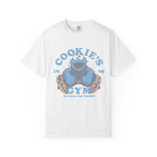 Cookie Monster Inspired Unisex T-Shirt, Fun Gift for Gamers, Casual Wear, Birthday Gift, Kitchen & Gym Motivation