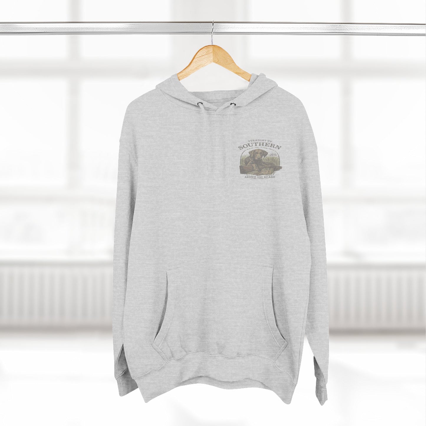 Southern Retriever Hoodie — 'Straight Up Southern' Graphic Pullover