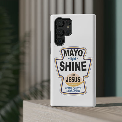 Jesus Message Impact-Resistant Case, Faith-Based Phone Cover, Inspirational Tech Accessory, Christian Gift, Bible Verse Case
