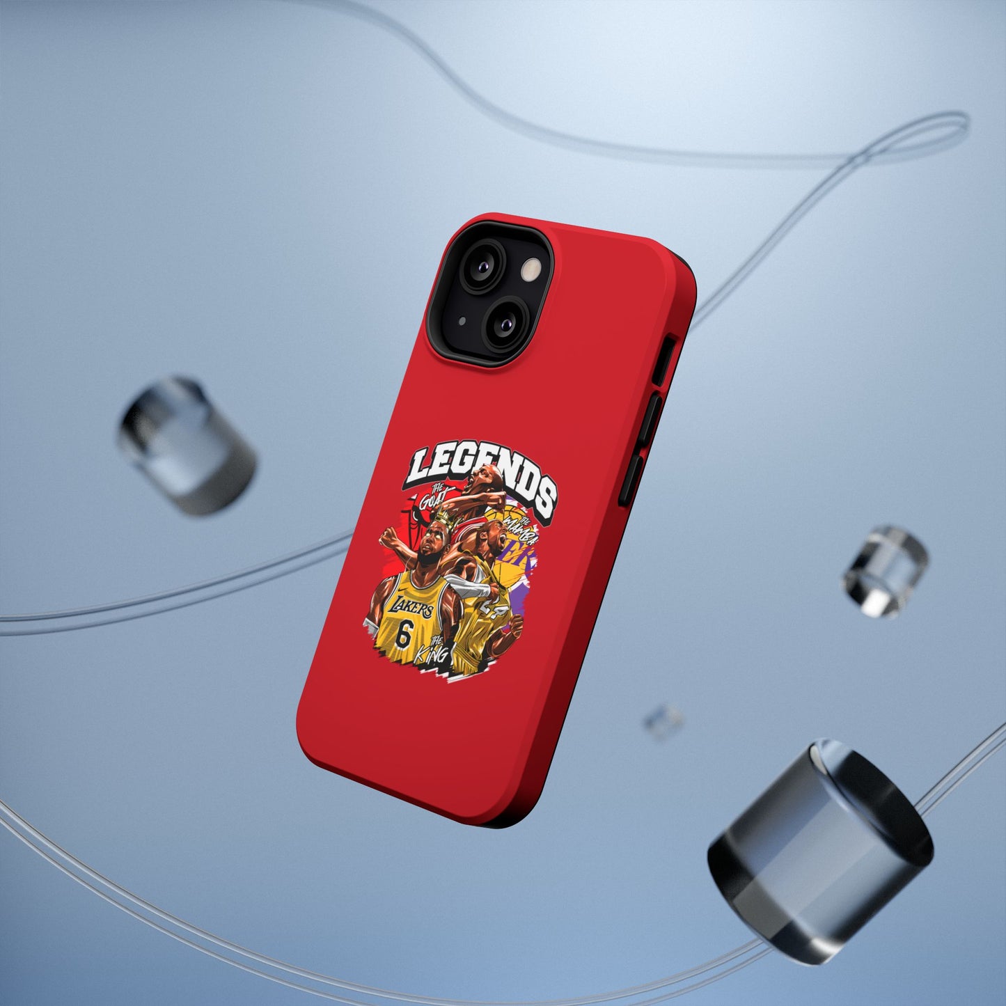 Legends Basketball Graphic Phone Case — Impact-Resistant iPhone Cover