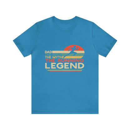 The man. The Myth, The Runner Unisex Jersey Short Sleeve Tee
