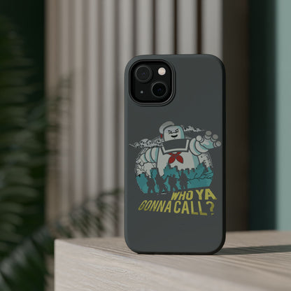 Ghostbuster-Inspired Tough Phone Case - Who Ya Gonna Call? - Perfect for Fans, Gift for Halloween, Geeky Accessories, Durable Protection
