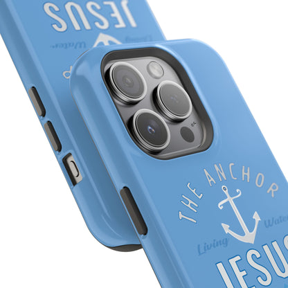 Jesus Anchor Phone Case, Christian Tech Accessories, Inspirational Gifts, Unique Phone Covers, Faith-Based Decor