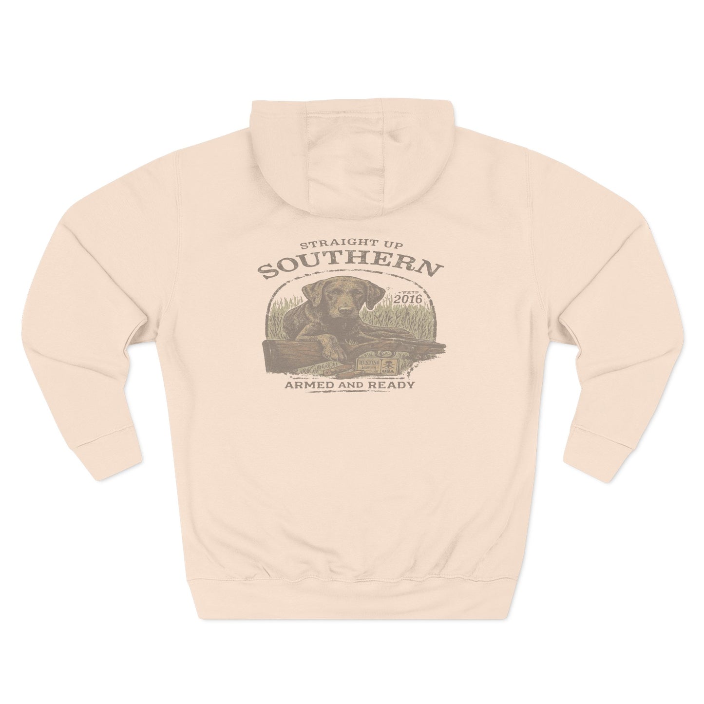 Southern Retriever Hoodie — 'Straight Up Southern' Graphic Pullover