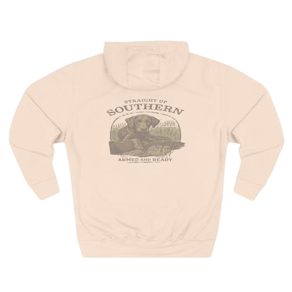 Southern Retriever Hoodie — 'Straight Up Southern' Graphic Pullover