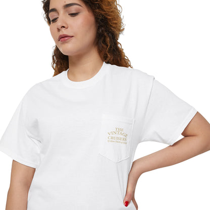 Retro Pocket Tee Allons Church of Christ Cruise 2025 Unisex T-Shirt