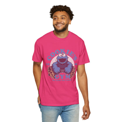 Cookie Monster Inspired Unisex T-Shirt, Fun Gift for Gamers, Casual Wear, Birthday Gift, Kitchen & Gym Motivation