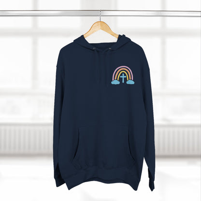 Child of a God Citizen of Heaven Hoodie | Pastel Rainbow Faith Design