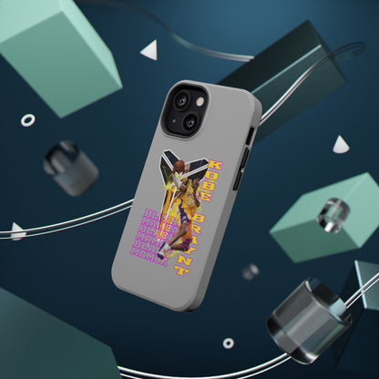 Impact-Resistant Phone Case — Bold Retro Basketball Graphic