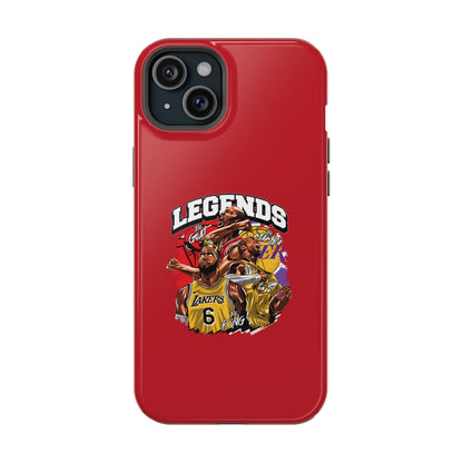 Legends Basketball Graphic Phone Case — Impact-Resistant iPhone Cover