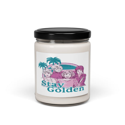 Stay Golden Scented Soy Candle - 9oz, Nostalgic Home Decor