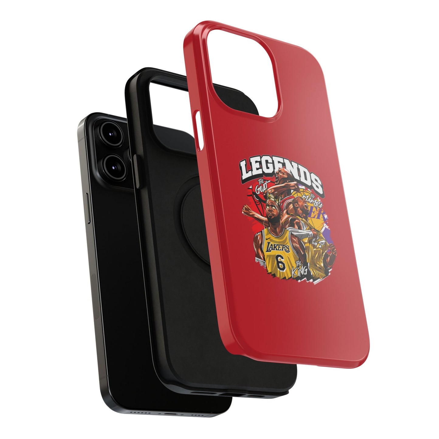 Legends Basketball Graphic Phone Case — Impact-Resistant iPhone Cover