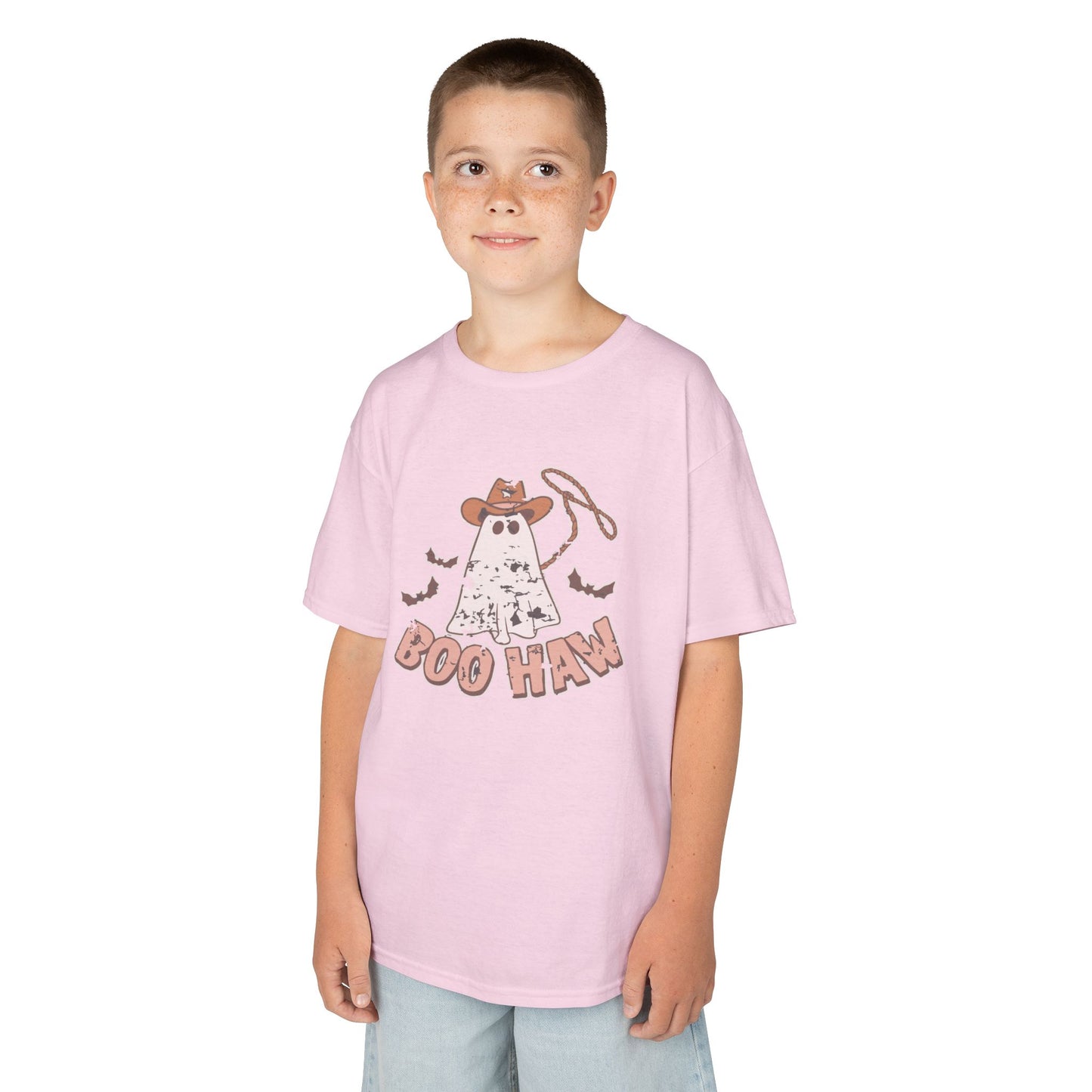 Boo Haunt Kids Tee, Halloween Shirt, Ghost Costume T-Shirt, Fun Kids Apparel, Spooky Party Outfit