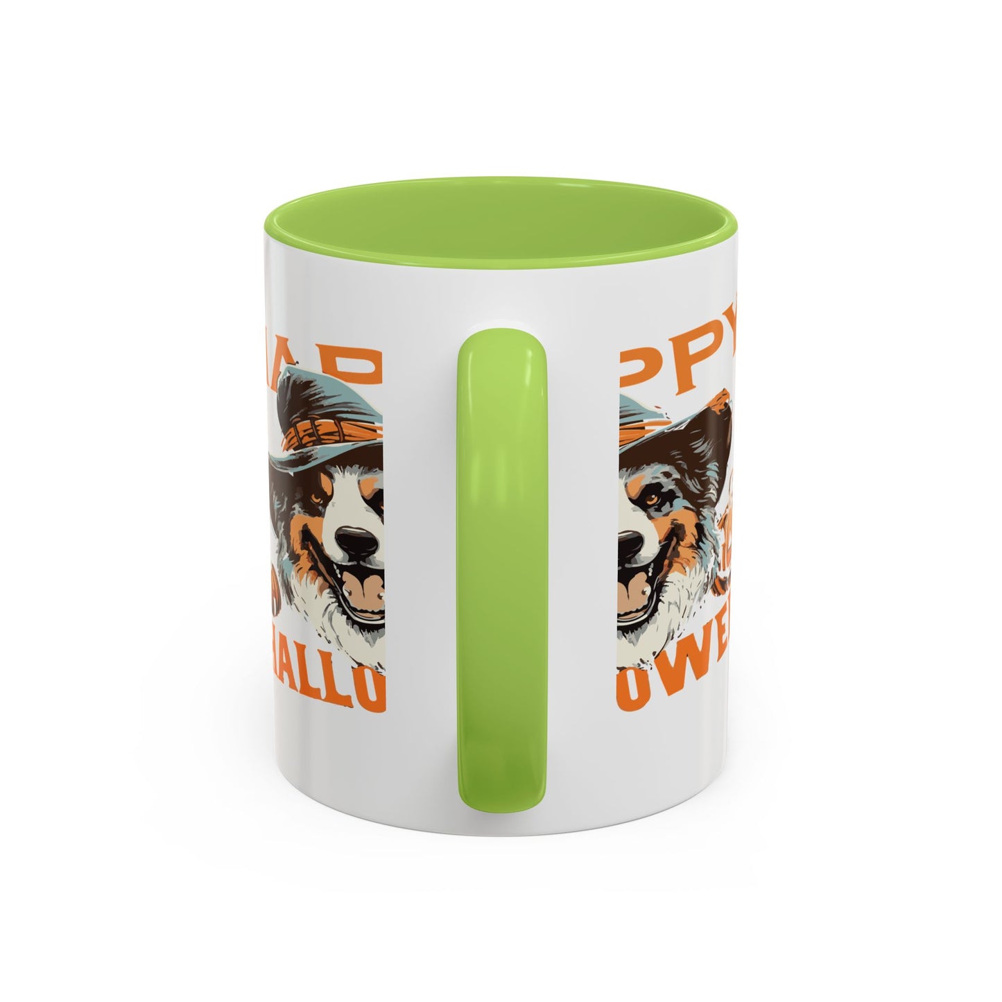 Halloween Dog Mug with Pumpkin Design, Cute Pet Lover Gift, Coffee Ceramic Cup for Fall, Spooky Season Decor, Happy Halloween