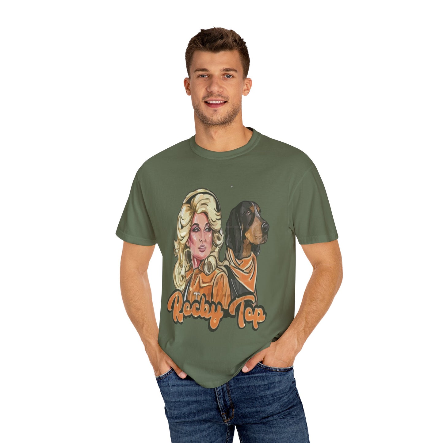 Rocky Top Retro T-Shirt, Dog Lover Tee, Vintage Country Shirt, Music Festival Apparel, Unique Gift for Pet Owners