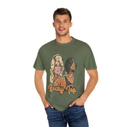 Rocky Top Retro T-Shirt, Dog Lover Tee, Vintage Country Shirt, Music Festival Apparel, Unique Gift for Pet Owners