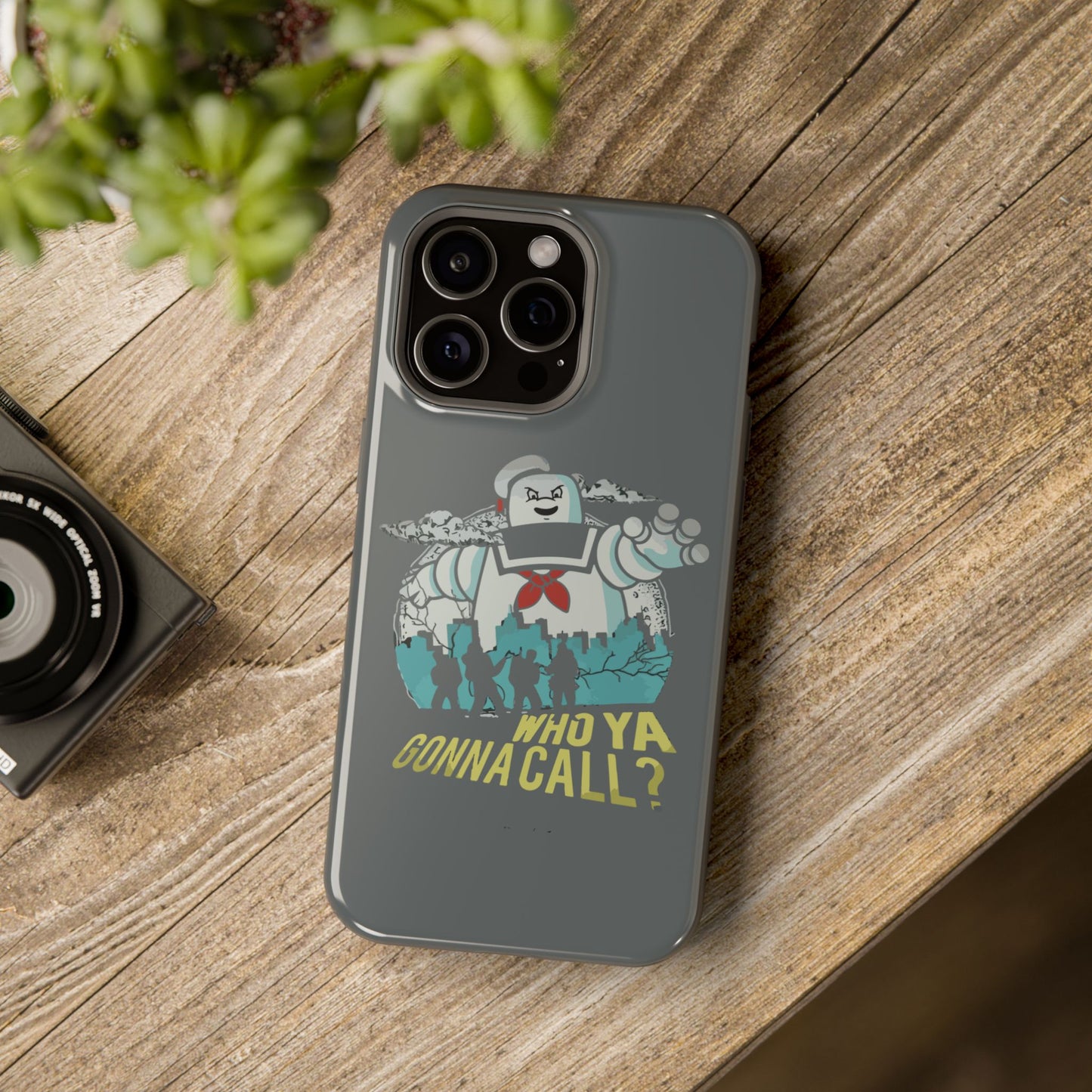 Ghostbuster-Inspired Tough Phone Case - Who Ya Gonna Call? - Perfect for Fans, Gift for Halloween, Geeky Accessories, Durable Protection