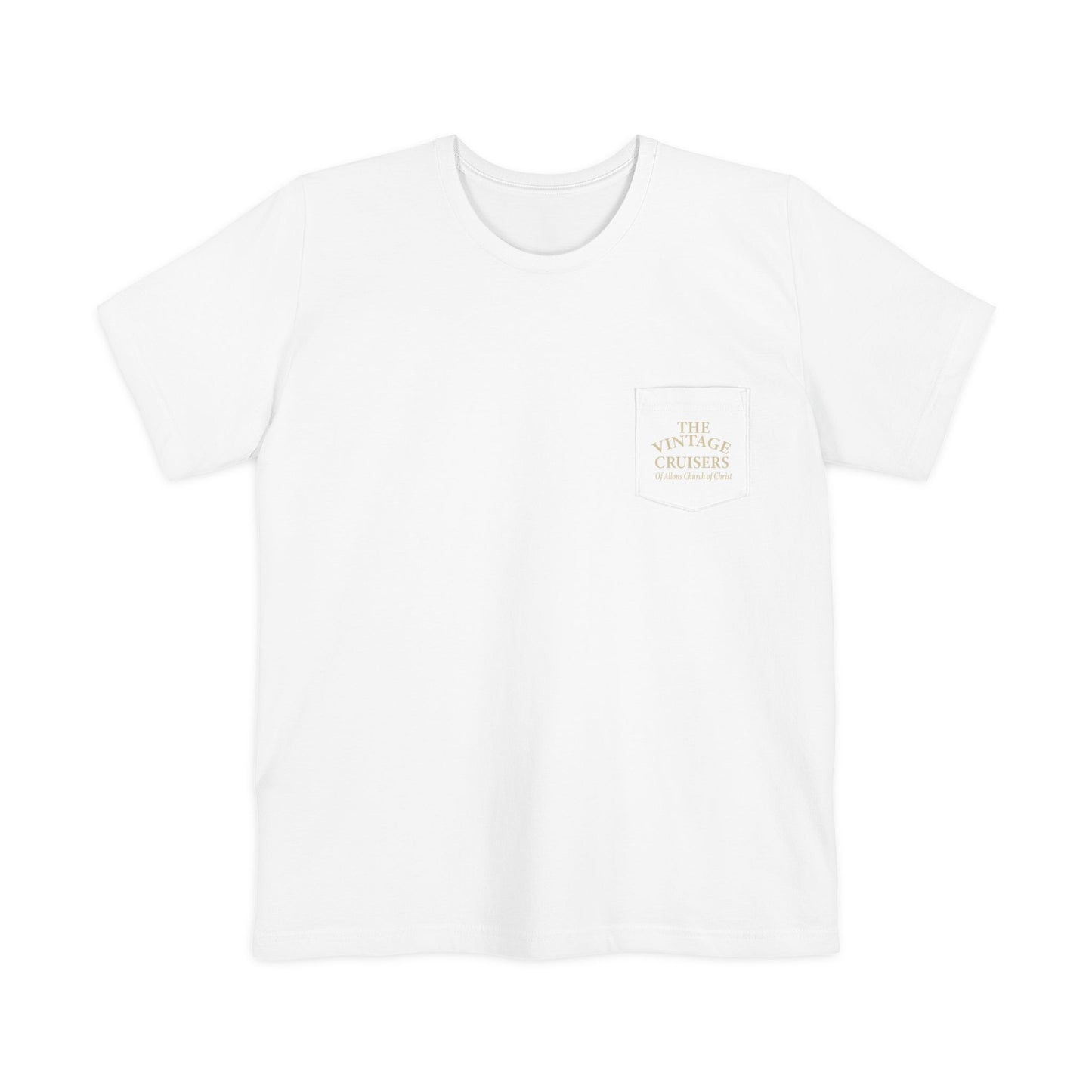 Retro Allons Church of Christ Pocket T-shirt