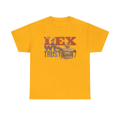 Unisex Cotton Tee with 'In Lex We Trust' Design, Casual Wear, Gift for Him/Her, Birthday, Independence Day, Patriotic Apparel
