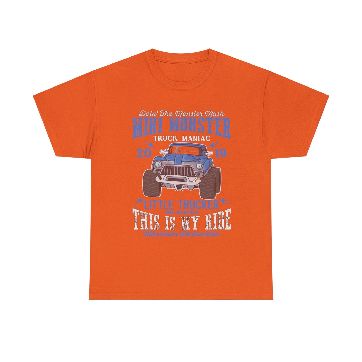 Mini Monster Truck Heavy Cotton Tee