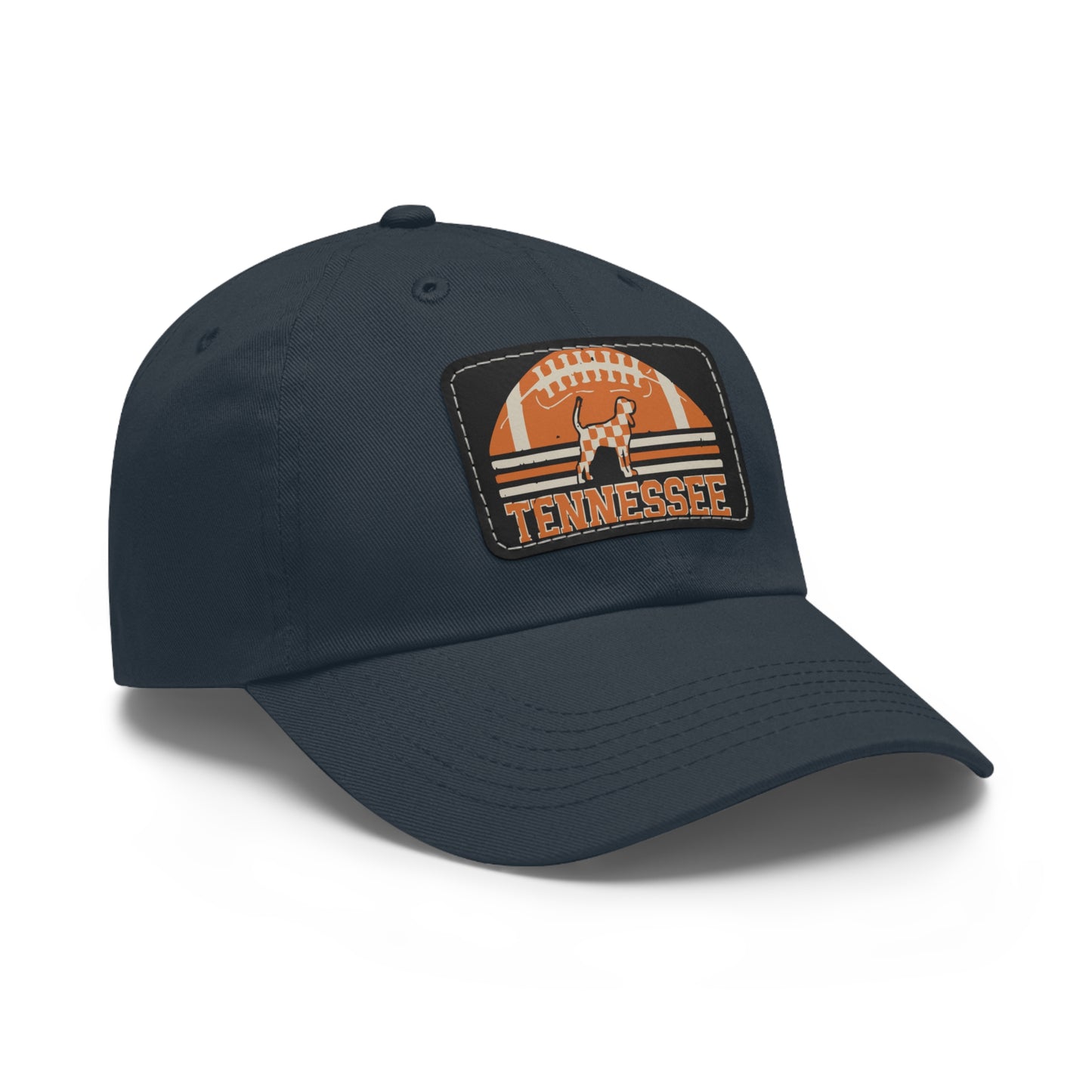 Tennessee Dad Hat with Leather Patch, Casual Hat, Sports Cap, Gift for Dads, Outdoor Hat, Summer Accessory