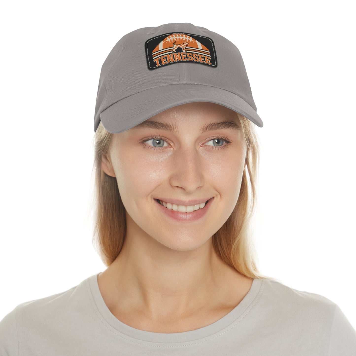 Tennessee Dad Hat with Leather Patch, Casual Hat, Sports Cap, Gift for Dads, Outdoor Hat, Summer Accessory
