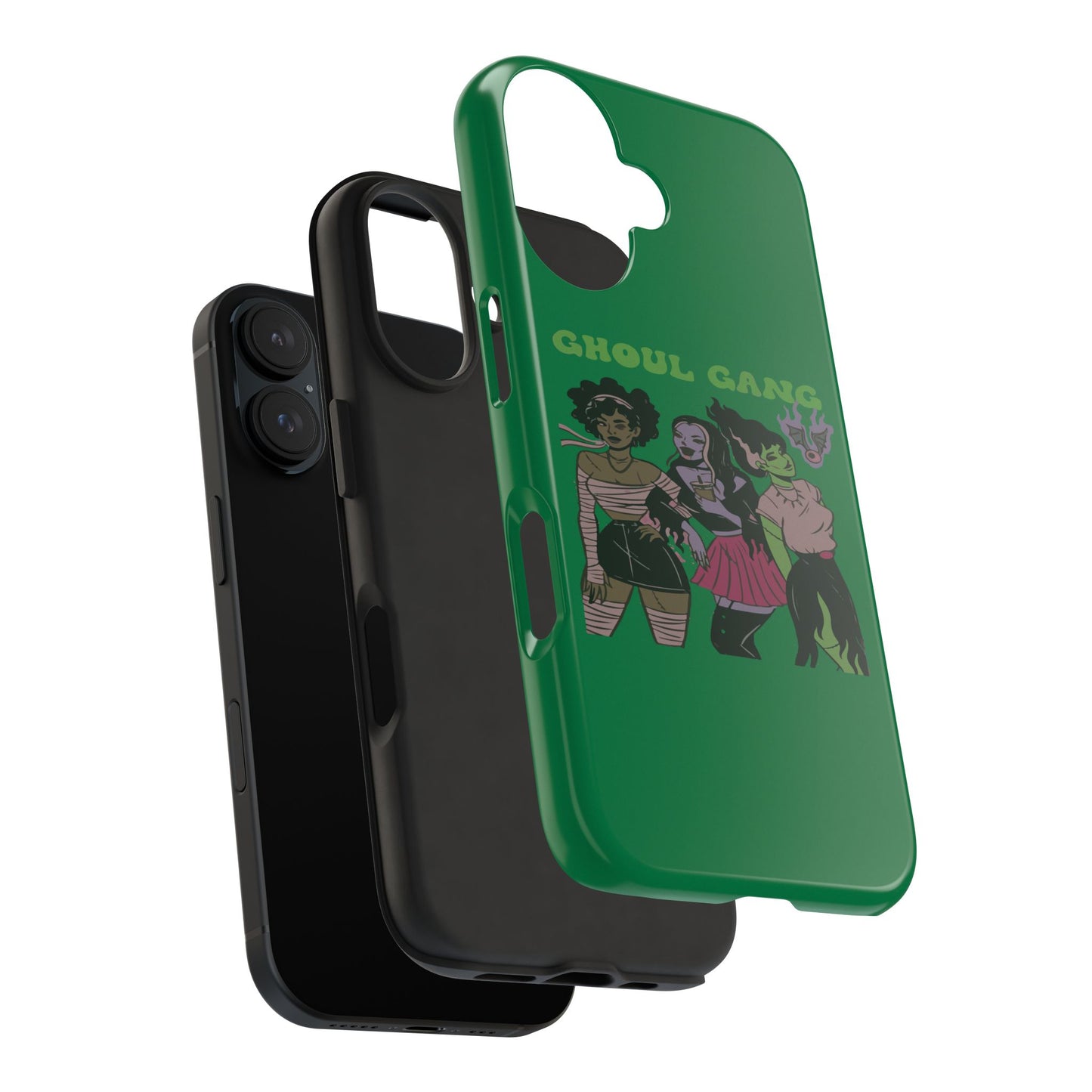 Ghoul Gang Tough Phone Case, Phone Accessory, Halloween Gift, Spooky Aesthetic, Durable Protection, Trendy Design