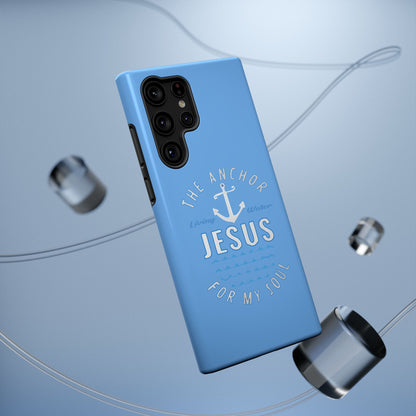 Jesus Anchor Phone Case, Christian Tech Accessories, Inspirational Gifts, Unique Phone Covers, Faith-Based Decor