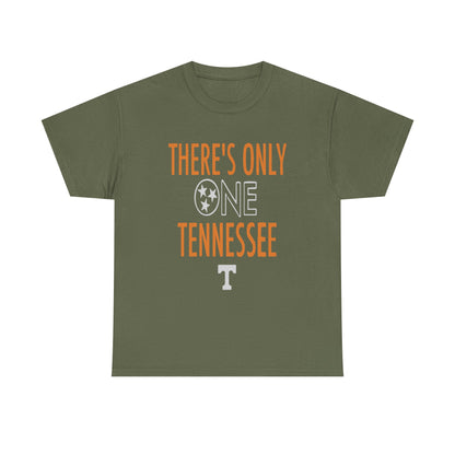Tennessee Pride Tee, Unisex Heavy Cotton Tee, Tennessee Fans Gift, College Sports Apparel, Casual Everyday Wear, State Pride Shirt