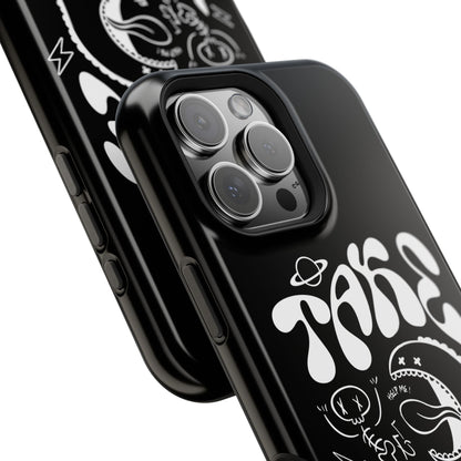 Magnetic Phone Case - Take It Easy Design, Cute Phone Cover, Gift for Him or Her, Trendy Accessories, Unique Tech Gifts