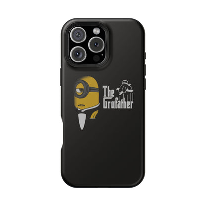 Magnetic Tough Cases: The Gruffather Phone Cover, Gift for Minions Fans, Unique Cell Phone Case, Durable Protective Case, Fun Cartoon Design