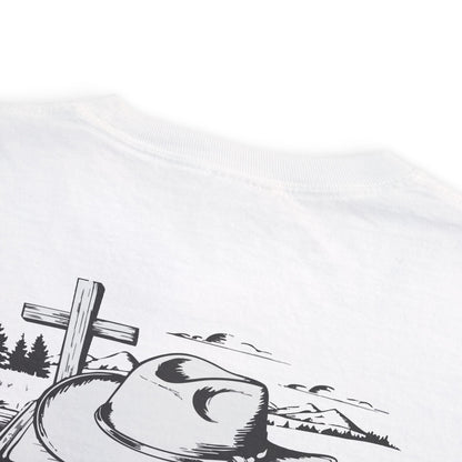 Faith-Inspired Pocket T-Shirt with Uplifting Bible Verse