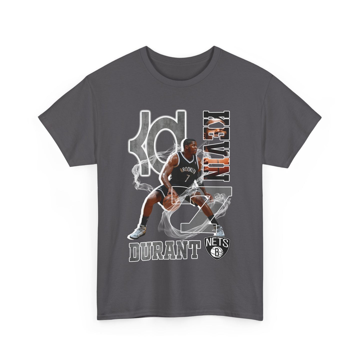 Kevin Durant Unisex Heavy Cotton Tee, Basketball Fan Shirt, Sports Apparel, Gift for Sports Enthusiasts, NBA Style T-Shirt