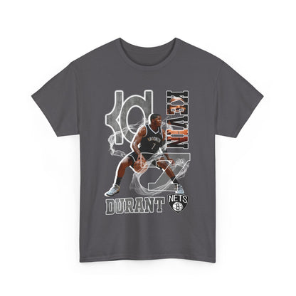 Kevin Durant Unisex Heavy Cotton Tee, Basketball Fan Shirt, Sports Apparel, Gift for Sports Enthusiasts, NBA Style T-Shirt