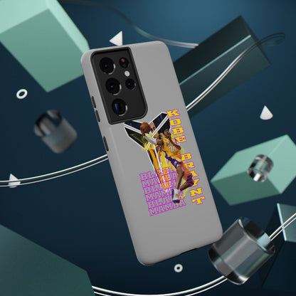 Impact-Resistant Phone Case — Bold Retro Basketball Graphic