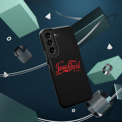 Impact-Resistant Phone Case: Enjoy Jesus Christ Lord Savior, Christian Gift, Durable Protection, Faith-Based Accessory, Holiday Gift