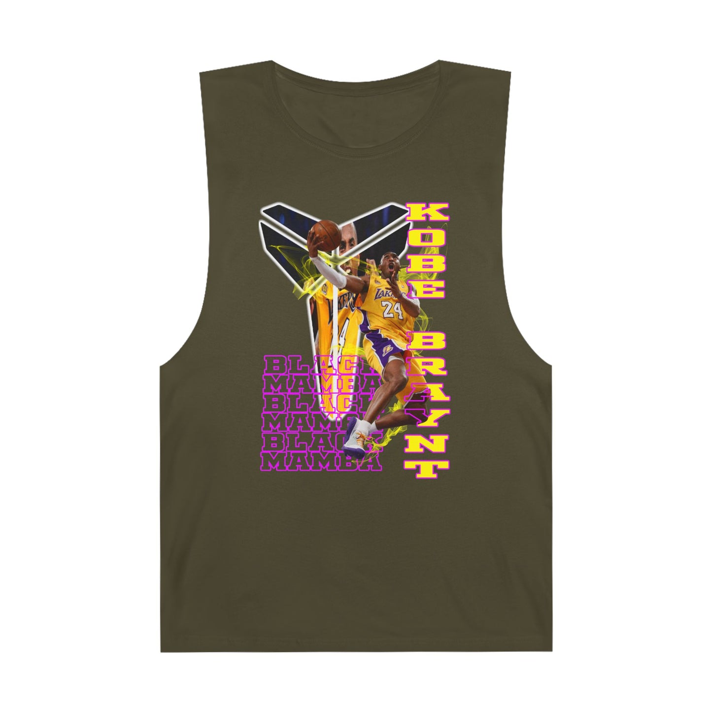 Kobe Bryant Unisex Tank Top, Basketball Apparel, Sports Fitness Gear, Tribute Shirt, Gift for Athletes, Summer Sportswear
