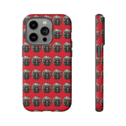 Bold Phone Case, Tough Phone Cover, Red Phone Protector, Unique Gift for Him/Her, Trendy Tech Accessory