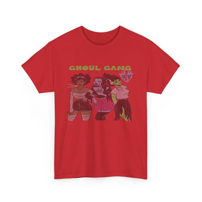 Ghoul Gang Unisex Heavy Cotton Tee | Halloween T-Shirt, Spooky Apparel, Gothic Fashion, Funny Gift, Group Costume