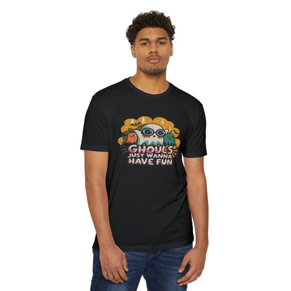 Halloween Fun Graphic Tee, Ghouls T-shirt, Unisex T-shirt, Spooky Shirt, Casual Halloween Apparel