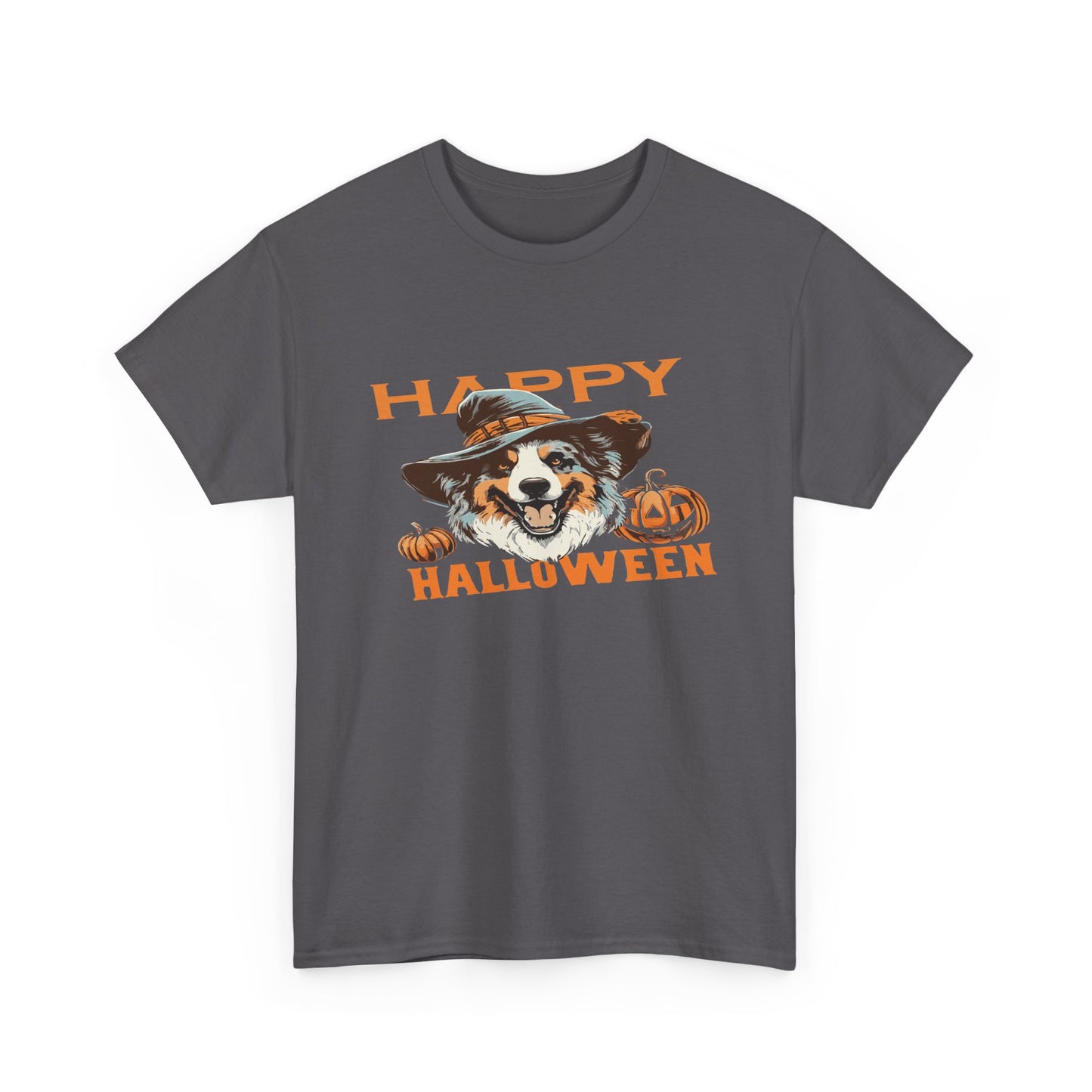 Halloween Dog Graphic Tee, Unisex T-Shirt, Spooky Pet Shirt, Fall Apparel, Trick or Treat Top