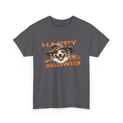 Halloween Dog Graphic Tee, Unisex T-Shirt, Spooky Pet Shirt, Fall Apparel, Trick or Treat Top