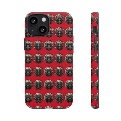 Bold Phone Case, Tough Phone Cover, Red Phone Protector, Unique Gift for Him/Her, Trendy Tech Accessory