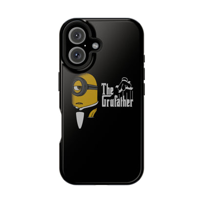 Magnetic Tough Cases: The Gruffather Phone Cover, Gift for Minions Fans, Unique Cell Phone Case, Durable Protective Case, Fun Cartoon Design