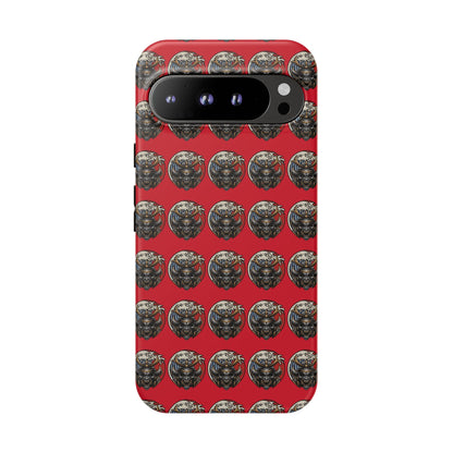 Bold Phone Case, Tough Phone Cover, Red Phone Protector, Unique Gift for Him/Her, Trendy Tech Accessory