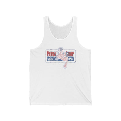 Bubba Gump Shrimp Co. Unisex Jersey Tank Top - Summer Vibes, Beachwear, Gift for Sea Lovers, Casual Day Out, BBQs, Outdoor Events