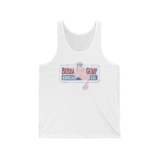Bubba Gump Shrimp Co. Unisex Jersey Tank Top - Summer Vibes, Beachwear, Gift for Sea Lovers, Casual Day Out, BBQs, Outdoor Events