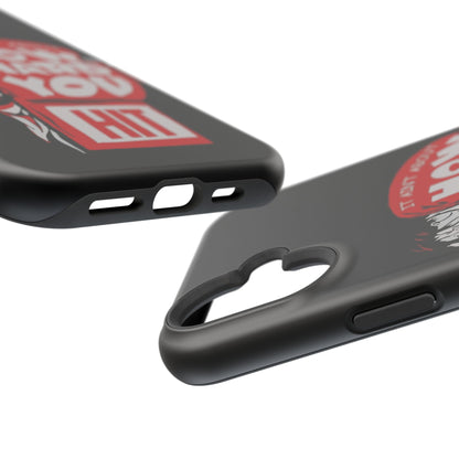 Impact-Resistant Phone Case, Rugged Smartphone Cover, Tough Phone Protection, Inspirational Gift, Motivational Tech Accessory