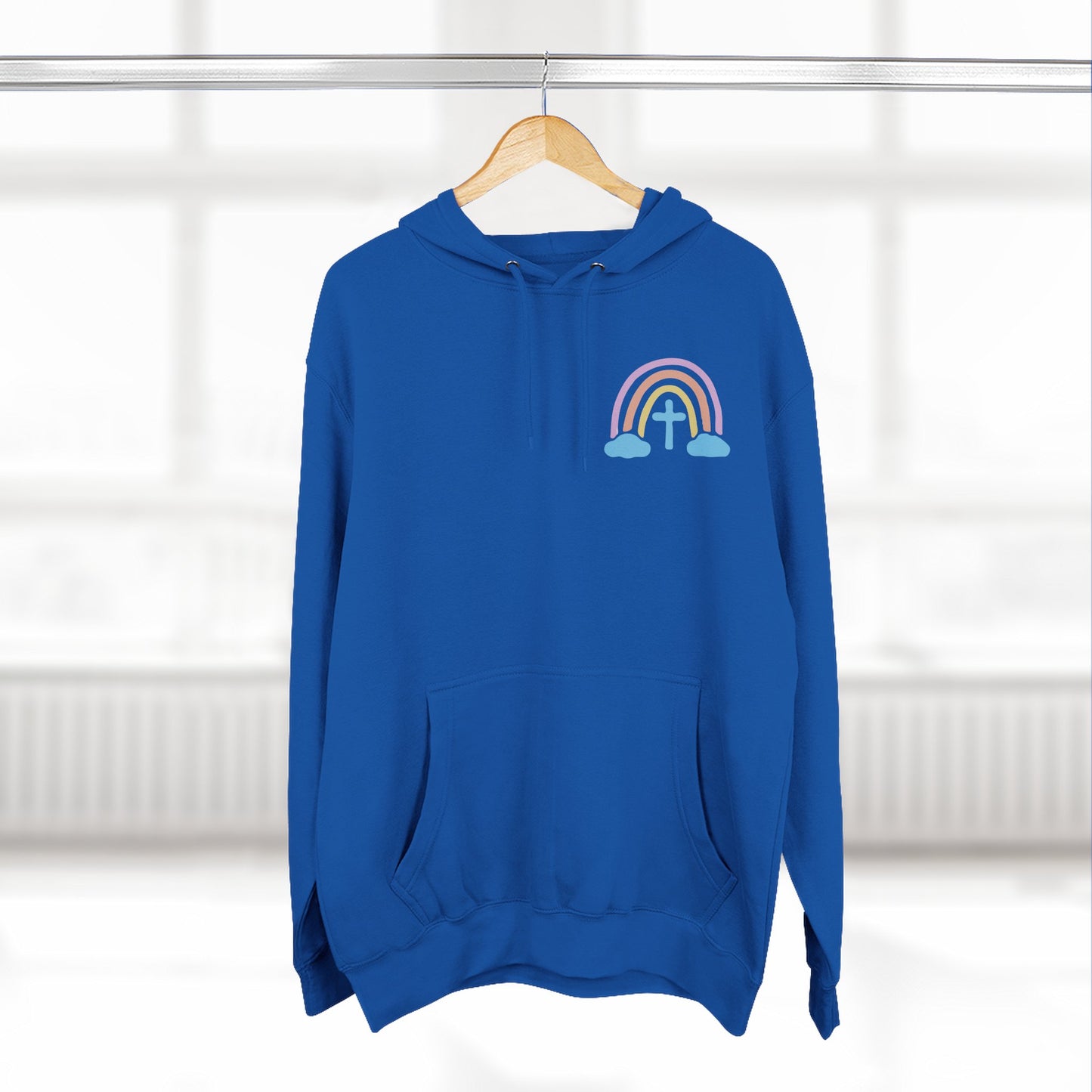 Child of a God Citizen of Heaven Hoodie | Pastel Rainbow Faith Design
