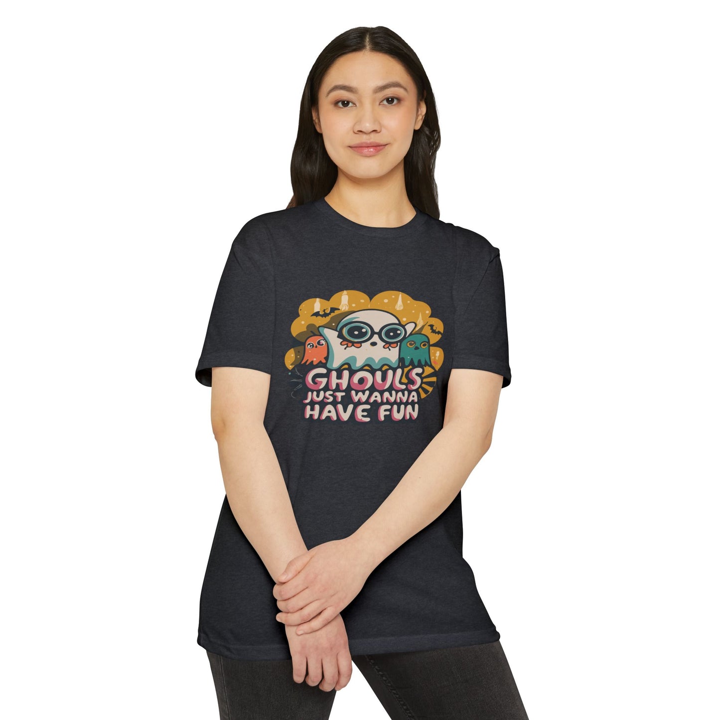 Halloween Fun Graphic Tee, Ghouls T-shirt, Unisex T-shirt, Spooky Shirt, Casual Halloween Apparel
